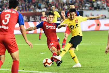 2019赛季中超联赛第七轮 重庆斯威0比1负于广州恒大