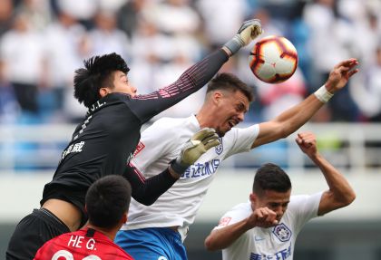 2019赛季中超联赛第七轮 天津泰达0比2负于上海上港
