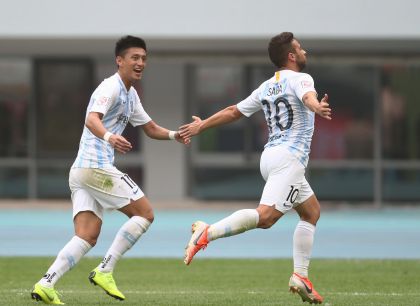 2019赛季中超联赛第九轮 天津天海1比2负于广州富力