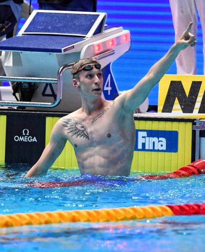第十八届游泳世锦赛男子1500米自由泳决赛  德国选手获得冠军