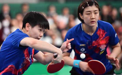 2019国际乒联团体世界杯女团四分之一决赛  中国队3比0胜美国队