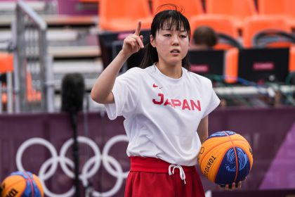 东京奥运会即将开幕  日本女子三人篮球队训练备战