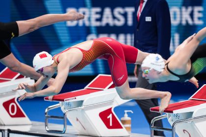 东京奥运会游泳女子蛙泳100米半决赛 唐钱婷止步半决赛