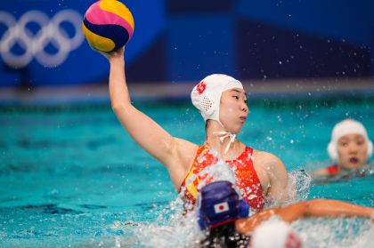 东京奥运会女子水球小组赛 中国队击败日本队