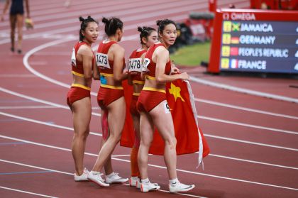 中国队获东京奥运会田径女子4X100米接力第六名