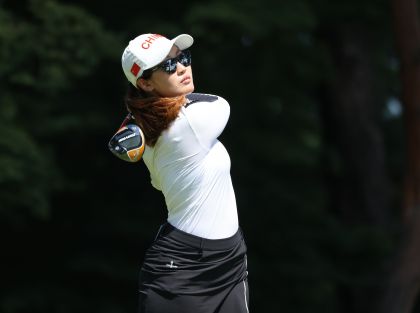 东京奥运会高尔夫女子组第三轮 美国选手领先