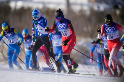 越野滑雪女子双追逐 挪威选手约海于格摘首金