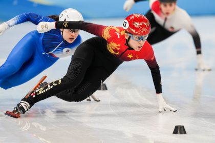 北京冬奥会短道速滑女子500米预赛中国选手悉数晋级