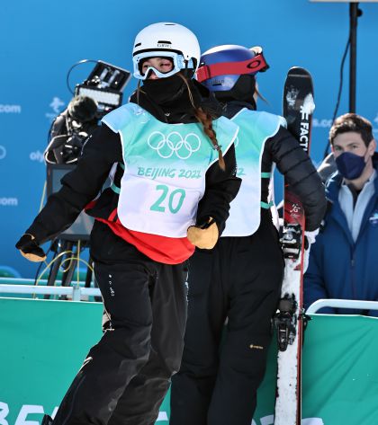 北京冬奥会自由式滑雪女子大跳台资格赛 杨硕瑞位列第二十