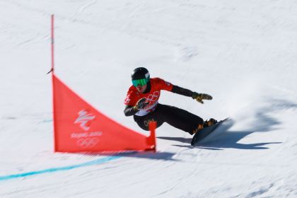 毕野出战北京冬奥会单板滑雪男子平行大回转比赛