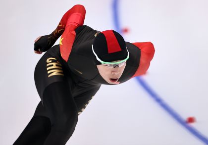廉子文出战北京冬奥会速度滑冰男子1500米赛