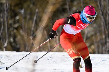 北京冬奥会越野滑雪女子团体短距离（传统技术）半决赛 池春雪/李馨无缘晋级