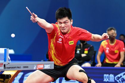 成都世乒赛团体赛第五日男团小组赛 中国3比0击败泰国