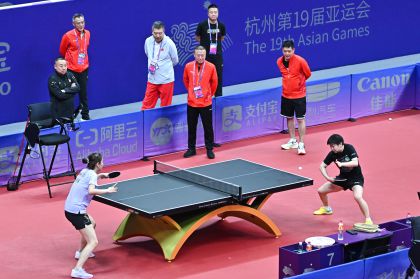 杭州亚运会开赛在即 国乒众将积极备战