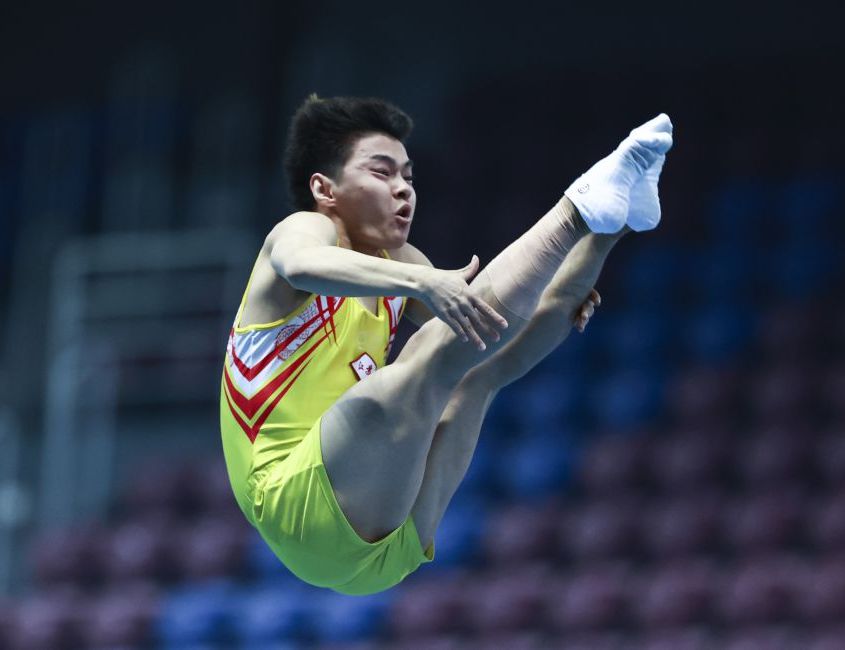 2024全国蹦床冠军赛暨奥运选拔赛（第三站）在天津开幕