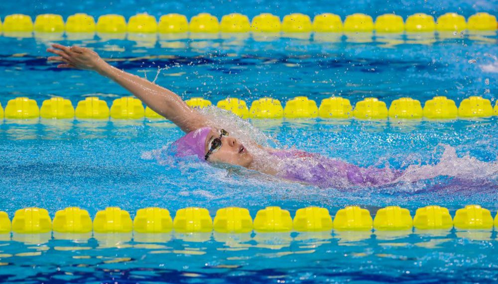 全国游泳冠军赛女子200米仰泳决赛 彭旭玮夺冠