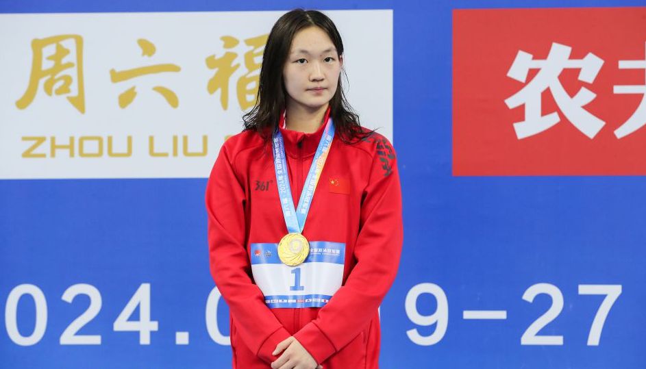 全国游泳冠军赛女子800米自由泳决赛 李冰洁夺冠